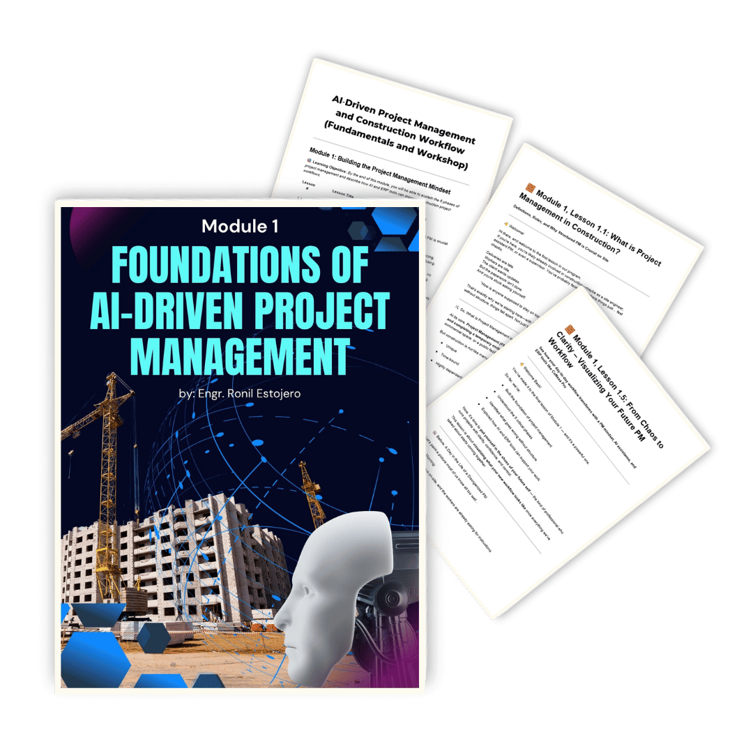 Live AI-Driven Project Management and Construction Workflow (Fundamentals and Workshop) - Image 8
